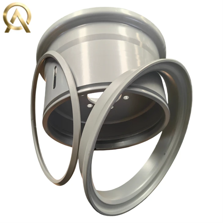 OTR Special-Purpose Mining Wheel Three-Piece Rim OEM Color Custom Heavy Duty High Load Bearing 21-11.25/1.7 Fits 16.00-21 Tire OTR Special-Purpose Mining Wheel Three-Piece Rim OEM Color Custom Heavy Duty High Load Bearing 21-11.25/1.7 Fits 16.00-21 Tire